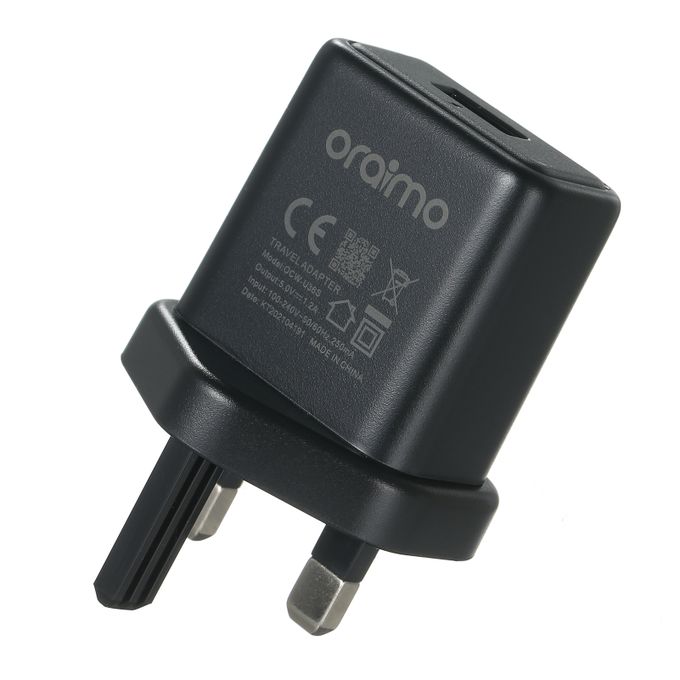 Oraimo Fast Charging Android 2A Charger black